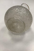 Holmegaard / Kastrup Glas Vandkande i isglas med let forgyldning - Danam Antik