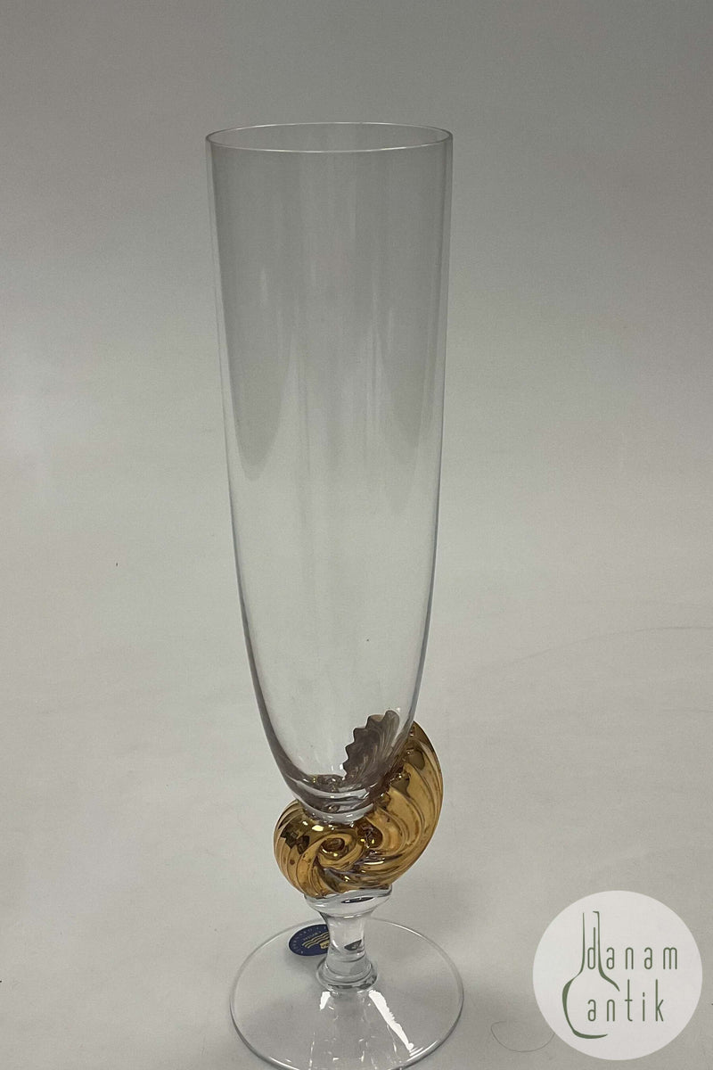 Royal Copenhagen Neptun Millennium Champagneglas