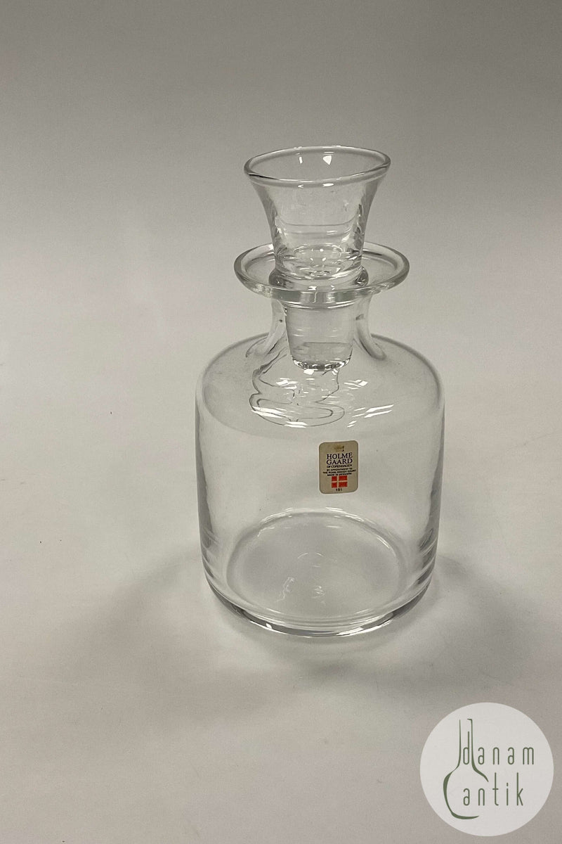 Holmegaard Karaffel i klart glas Proppen er også et glas