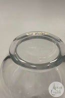 Holmegaard Byens tårne karaffel Nicolaj Kirke hvidt glas