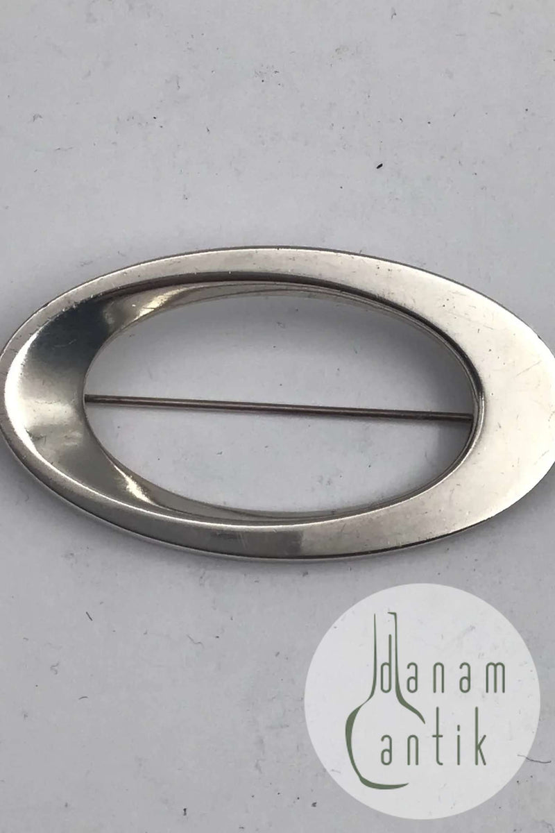 Hans Hansen Sterling Sølv Broche No. 115 Bent Gabrielsen