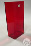 Moderne Firkantet Rød Vase