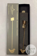 Georg Jensen Golden Christmas Lyseholder - Fugl 1991