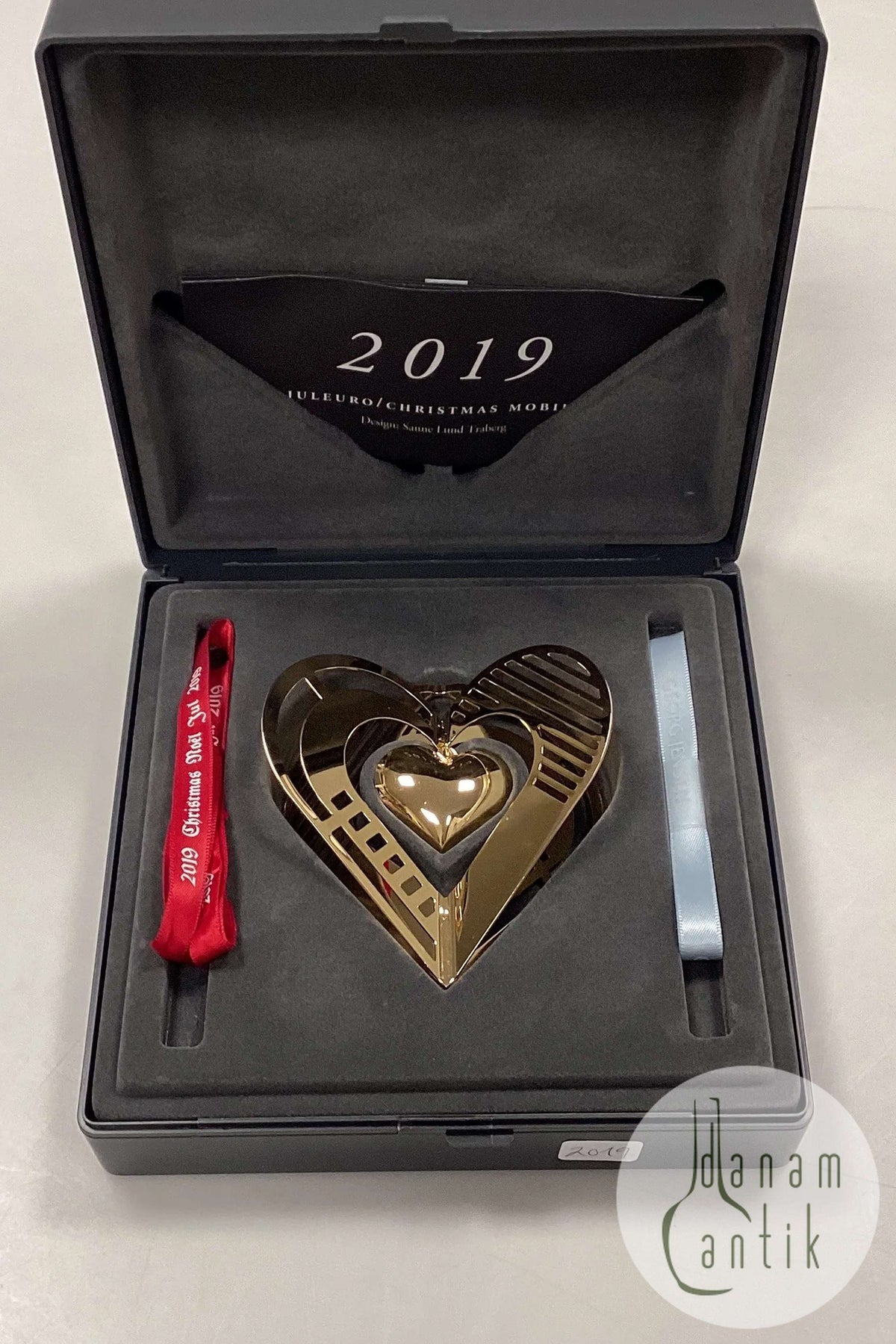 Georg Jensen Christmas Clock 2019 - Heart