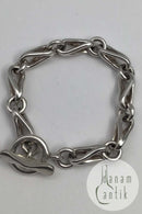 Hans Hansen Sterling Sølv Moderne Armlænke