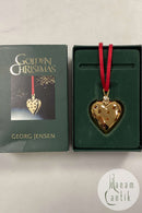 Georg Jensen Golden Christmas Julepynt - Hjerte 2003