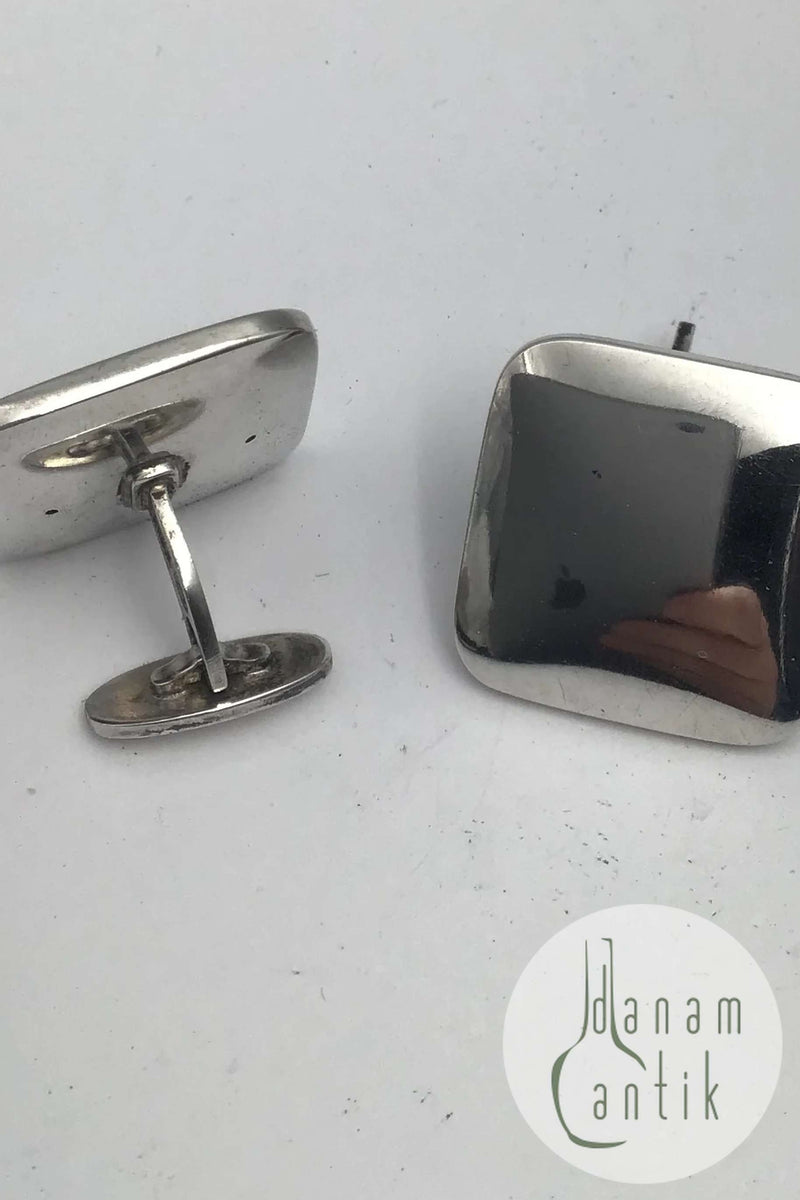 Georg Jensen Sterling Sølv Manchetknapper No. 182 Astrid Fog