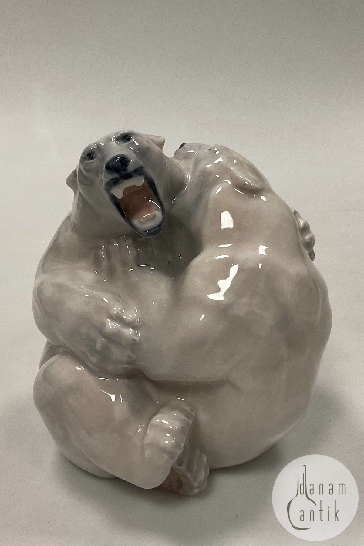 Royal Copenhagen Figurine Fighting Polar Bears No. 2317