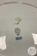 Royal Copenhagen Hvid Vifte Stor Spisetallerken No. 627