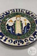 Aluminia Stor Juleplatte fra 1920