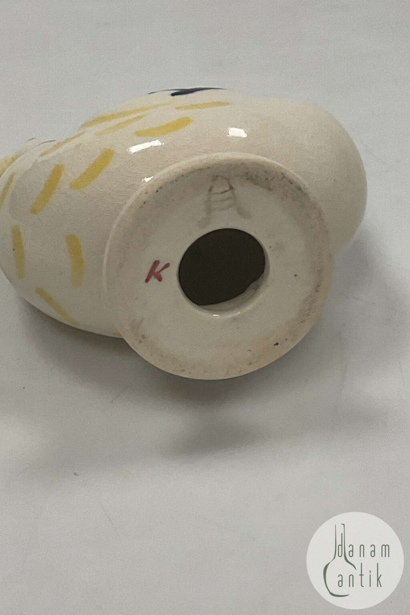 Aluminia Påske / Julehøne figur som lysestage