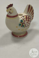 Aluminia Easter / Christmas rooster figurine as candle holder