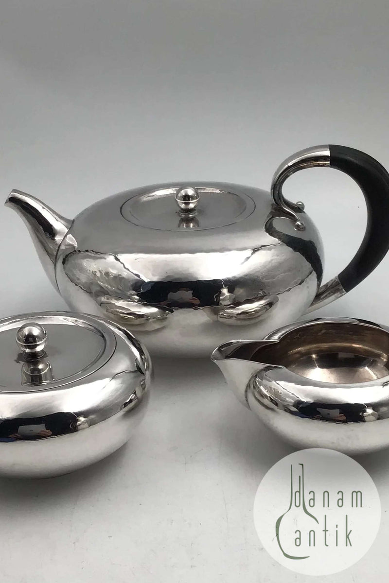 Georg Jensen Sterling Sølv Thesæt No. 787