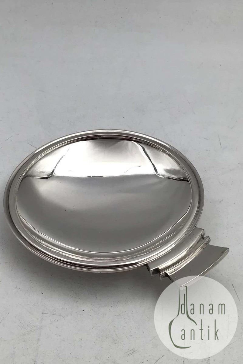 Georg Jensen Sterling Sølv Pyramide Lille skål med håndtag No. 600