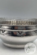 Heimbürger Silver bowl with glass insert (1920)