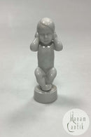 Bing og Grøndahl Blanc de Chine figur - Ikke høre No. 2496