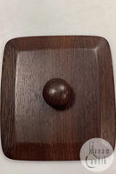 Bing og Grøndahl / Kronjyden Relief Trælåg til skål med hanke