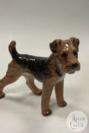 Dahl Jensen Figur Hund Airedale Terrier No. 1079