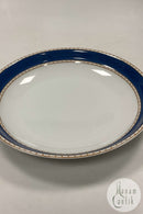 Royal Copenhagen Liselund Mørkeblå Flad Skål No 422