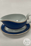 Royal Copenhagen Liselund Mørkeblå Sovseskål No 563