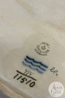 Royal Copenhagen Guld Vifte Stort Ovalt Serverings fad No 11510