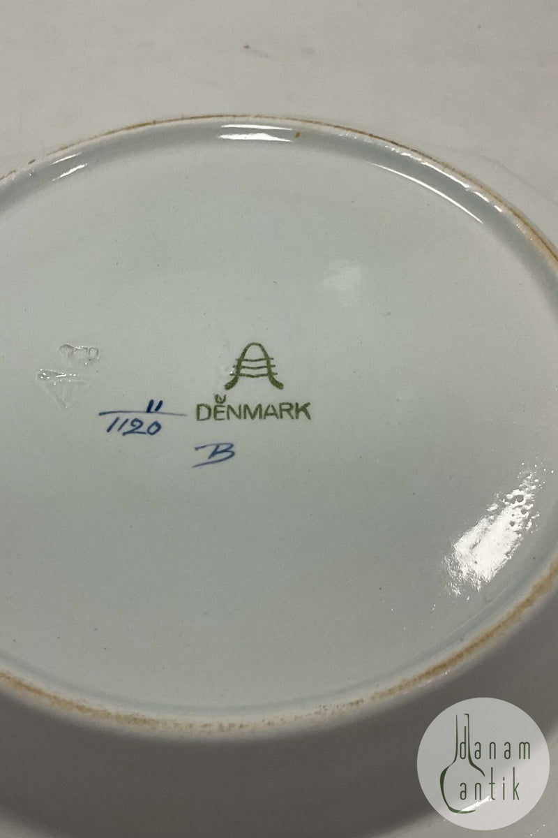 Royal Copenhagen / Aluminia Blå Tranquebar Skål No. 2660