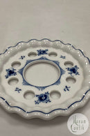 Royal Copenhagen Musselmalet Riflet rist til Fyrfadsvarmer No. 9787