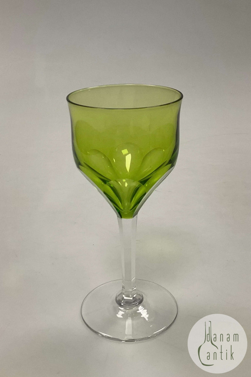Oreste Holmegaard / Val. St. Lambert Hvidvinsglas / Grøn