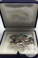 John V Rørvig Sterling Sølv Broche