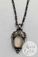 Georg Jensen Sterling Sølv Årsvedhæng 2003 (Rosa Quartz)