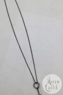 Georg Jensen Sterling Sølv Vedhæng No 473 B &nbsp;Sphere Oliven Agat