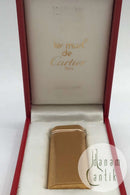 Cartier Lighter "Les must de Cartier" Forgyldt Bark Finish&nbsp;