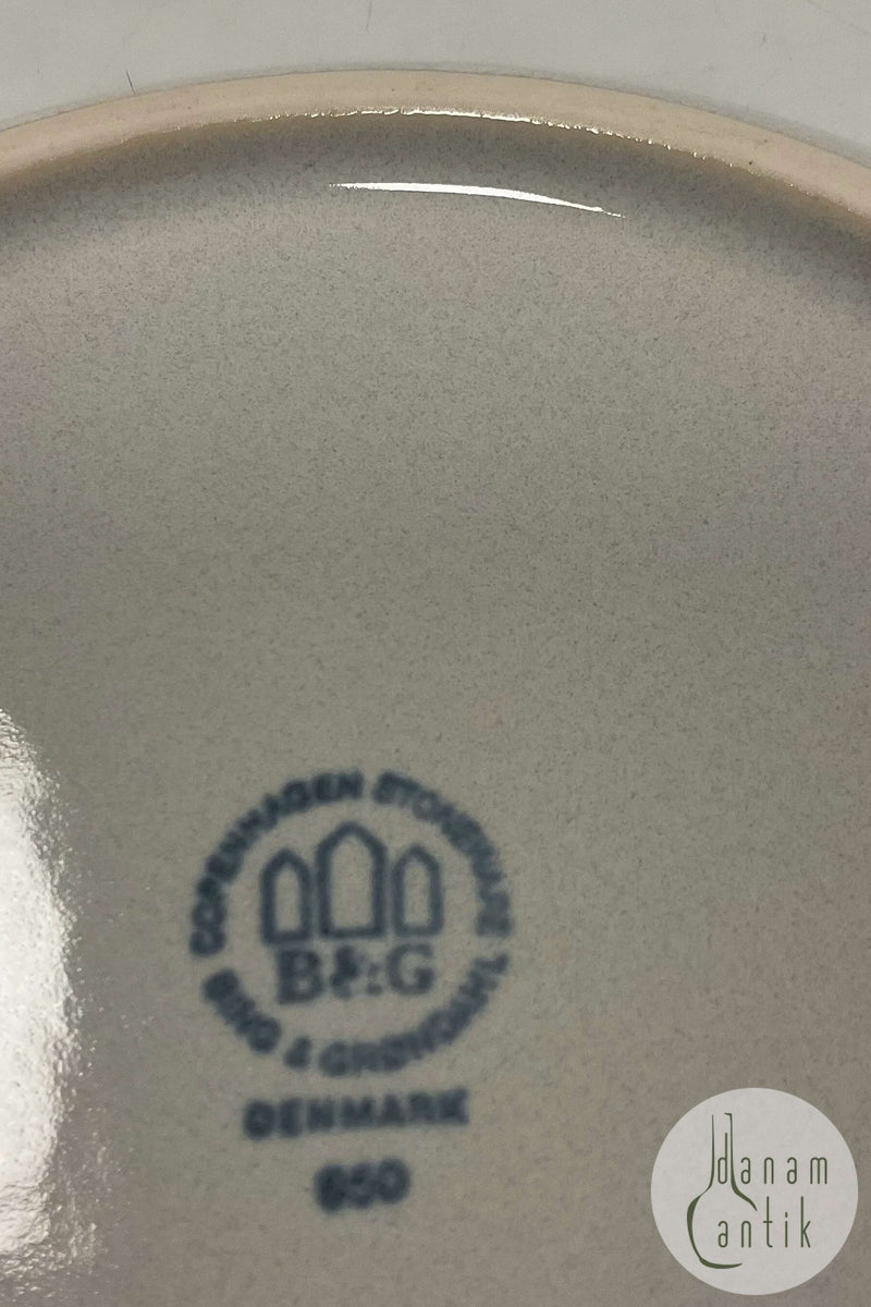 Bing og Grøndahl Glaseret Stentøj Coppelia Smørbræt No. 950