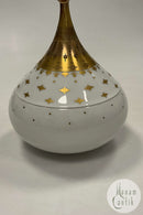 Bjørn Wiinblad Løgformet lågkrukke Rosenthal Studio Line Quatre Couleurs