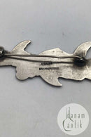 Erik Magnussen Sterling Sølv Broche (De Nordiske Svaner)