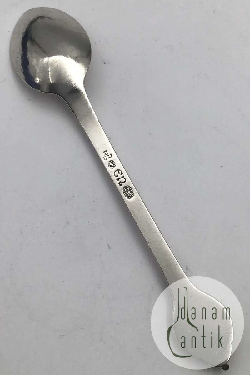 Evald Nielsen Sølv No 3 Kaffeske (Ametyst)