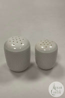 Royal Copenhagen Salto hvidt stel Salt og peberbøsse