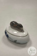 Royal Copenhagen Art Nouveau lågskål med Kanin No. 1614/1337