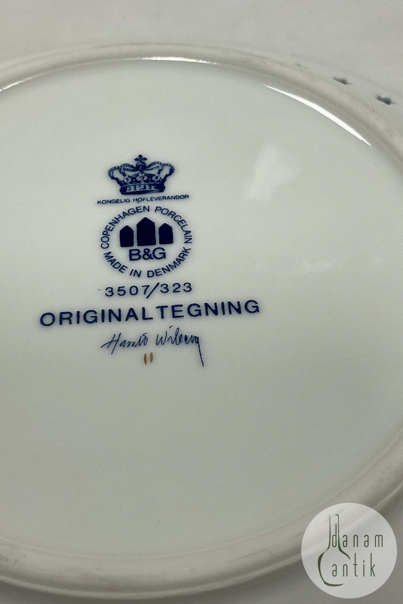 Bing og Grøndahl Harald Wiberg Julestel Dybtallerken No. 3507/323
