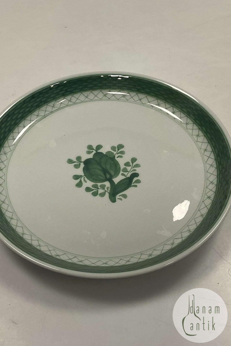 Royal Copenhagen Grøn Tranquebar Rundt Fad No. 1195