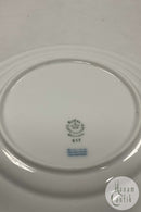 Royal Copenhagen Hvid Magnolia med uglasseret relief Kagetallerken No 617