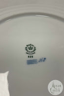 Royal Copenhagen Hvid Magnolia med uglasseret relief Spisetallerken No 625.