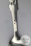HANS CHRISTIAN ANDERSEN Andersen Fairy Tale Child Spoon in Silver. The Steadfast Tin Soldier