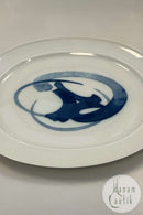 Bing og Grøndahl Henning Koppel Blå Ovalt Serveringsfad No 315