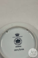 Bing og Grøndahl Juleminiatureplatte med grangren og Lyseholder No. 2814/5709