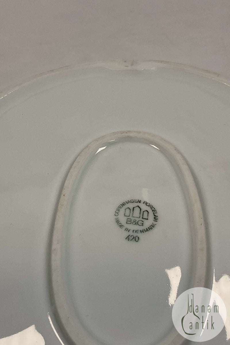 Bing og Grøndahl Henning Koppel Blå Oval Servingsfad No. 420