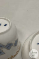 Tidlig Royal Copenhagen Art Nouveau Kop og underkop No 3