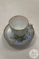 Tidlig Royal Copenhagen Art Nouveau Kop og underkop No 4