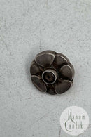 Georg Jensen Sølv Knap med sten No. 2