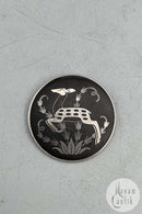 Georg Jensen Jern og Sølv Broche af Arno Malinowski No 5001